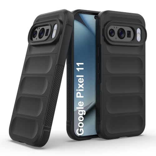 Image of Zapcase Back Case Cover for Google Pixel 11 | Compatible for Google Pixel 11 Back Cover | Liquid Silicon Magic Case with Camera Protection | Black