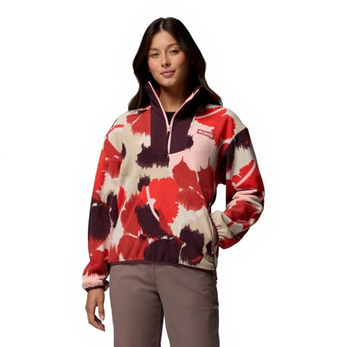 Columbia Sequoia Grove Printed Half Zip Fleece L forro polar estampado de montaña para hombre
