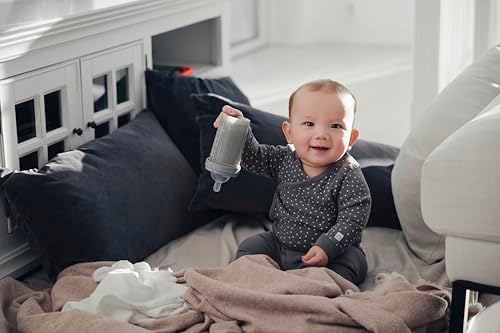 Twistshake Anti-Kolik Bebek Biberonu Gri 0+ Ay 180 ml - Görsel 6