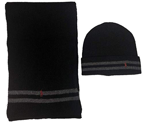 Polo Ralph Lauren - Juego de 2 piezas para hombre (lana de cordero, talla única), color negro