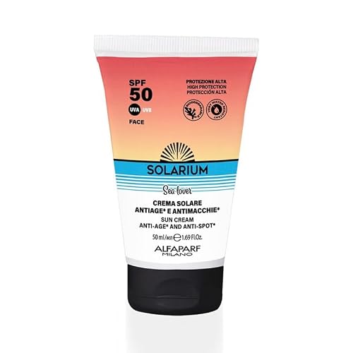 Solarium Crema Solare Viso SPF50 50ml Antiage Antimacchie