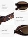 SOJOS Retro Polarized Hexagon Sunglasses for Women Men, UV400 Trendy Rectangle 70s 80s 90s Shades SJ2389,Tortoise/Brown
