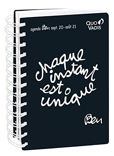 Télécharger Quo Vadis Ben TEXTAGENDA 21 S Agenda scolaire Journalier 15x21cm Chaque instant est unique Année 20 PDF Ebook En Ligne