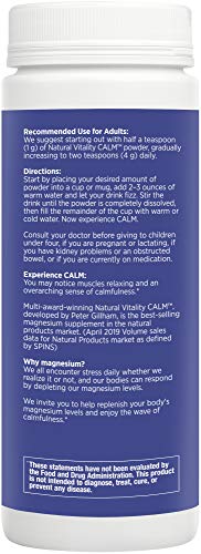 Natural Vitality Calm, Magnesium Supplement, Anti-Stress Drink Mix Powder, Original, Raspberry Lemon - 8 Ounce (Packaging May Vary) #TOP7