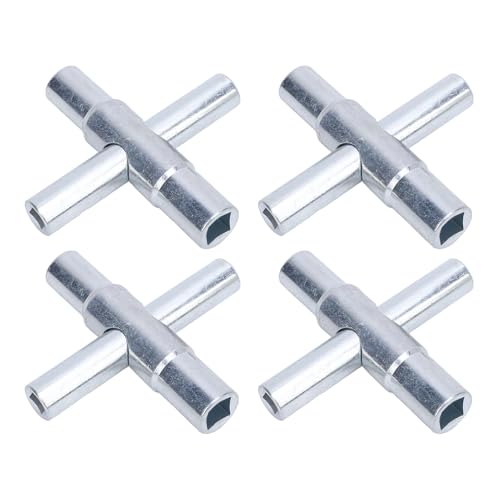 Clé à eau sillcock 4 voies acier galvanisé compact robinet extérieur durable