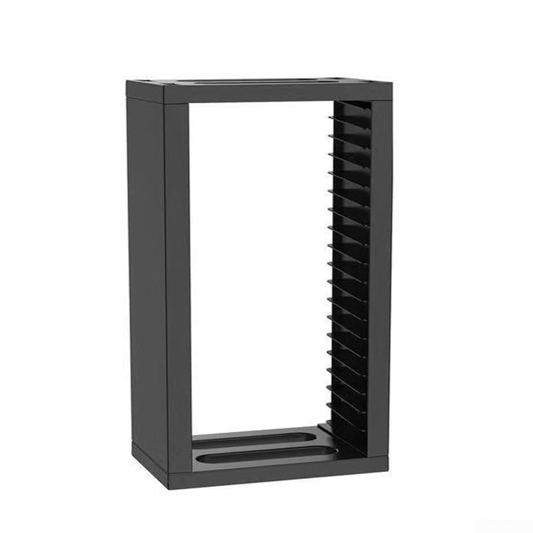 Torre de discos de videojuegos organizador de DVD con estante de almacenamiento de mandos TP4-19221