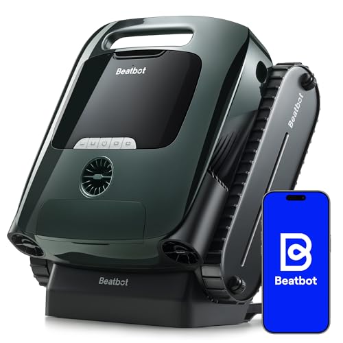 Beatbot AquaSense 2 Pro Cordless Robotic Pool Cleaner, Unmatched 5-in-1 Cleaning, Surface Parking, Skimmer with APP Control, Water Clarification, for Pools up to 3,875 Sq.ft – Emerald Green