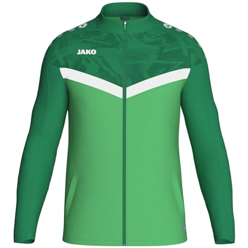 Veste d'entraînement respirante JAKO en polyester recyclé vert