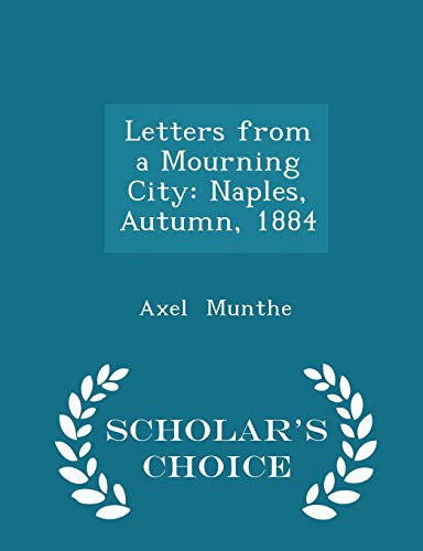 Letters from a Mourning City: Naples, Autumn, 1... 1296082334 Book Cover