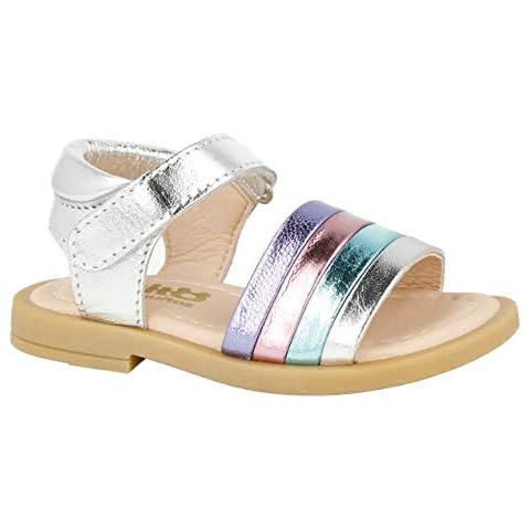 Conguitos Baby_Girl's Florencia First Walker Shoe, Silver, 4 UK Child Cover