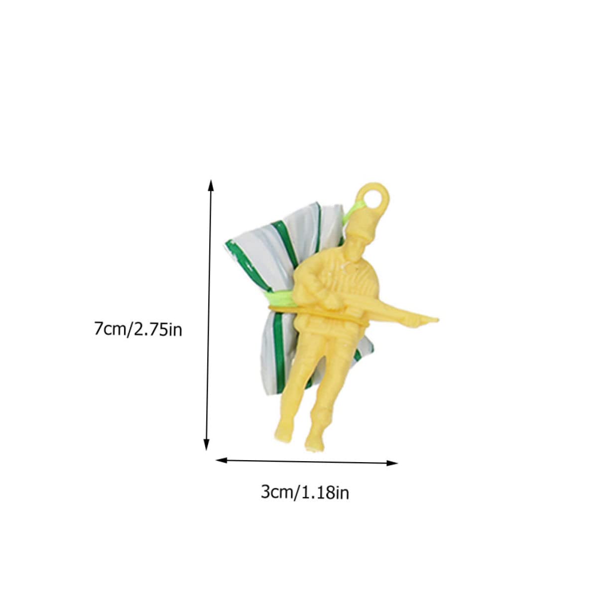 BESTonZON Improve Boys and 12pcs Boys and Girls Parachute Toys Mini Soldier Toys Flying Soldiers Set