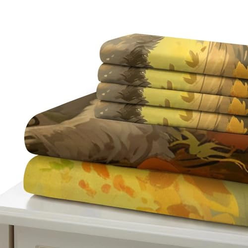 Housse de couette Corgi fermeture éclair pour lit enfant anti-glisse - 6