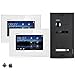 Produktbild Balter EVO Video Türsprechanlage  Touchscreen 7 Zoll Monitor  2-Draht Bus  Türstation für 1 Familienhaus Türklingel  150° Weitwinkel-Kamera  Schwarz (2 Monitore, Mit App)