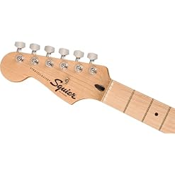 Squier Sonic Stratocaster MN Left-Hand (Black) – Guitare Électrique - Les Beatles, Paul McCartney, John Lennon, RIngo Starr, George Harrison Squier Sonic Stratocaster MN Left-Hand (Black) - Guitare Électrique – Image 4