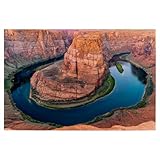 artboxONE Poster 30x20 cm Natur Hufeisenbiegung in Arizona 