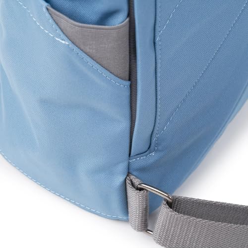 Sac à dos ROKA London compact en toile durable bleu rétro pour simplifier vos déplacements - 4