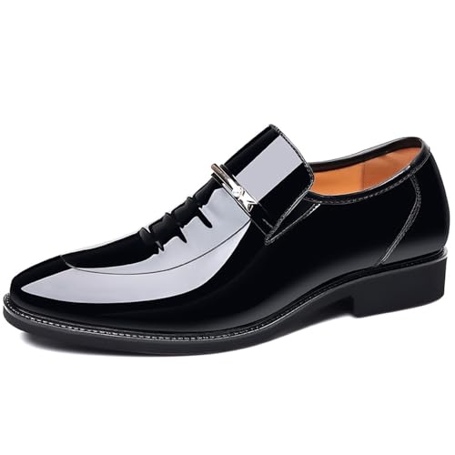 Men's Dress Shoes Business Shoes Patent Leather Formal Derby Fashion Oxford Tuxedo Shoes3