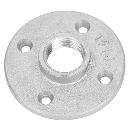DN20 4 Holes Flange Base Hardware Tool British Screw Thread for Pipe Fitting Installation