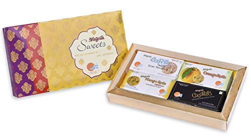 Bhagat's Heera Sweets 4in1 Sweet Gift Pack | SonRoll Gift Box (50...