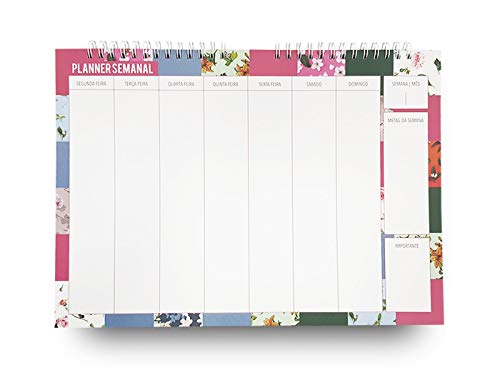 Planner Semanal de Mesa | Patchwork