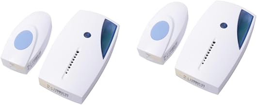 Housoutil Escritório 2 Pçs 36 Campainha Da Porta Campainha Inteligente Carrilhão De Porta Para Negócios Ao Entrar Porta Carrilhão Campainha Campainha Branco Doméstico Desbloqueio Campainhas