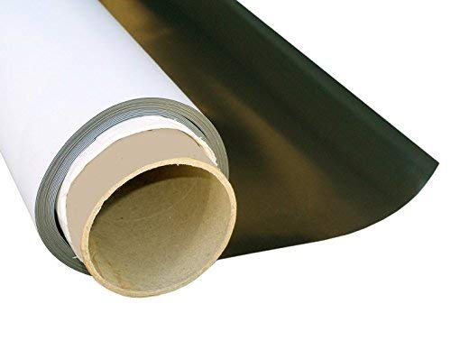 Magnetfolie weiß matt beschichtet 0,7mm x 0,62m x 15m Rolle flexible magnetische Folie bedruckbar