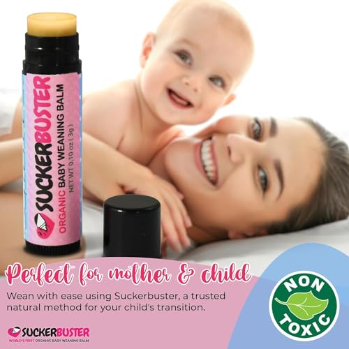 Image of Baby Breastfeeding Weaning Balm Stick - 10oz, Organic Nipple Cream in Balm Stick - Postpartum Essentials, Stop Breastfeeding Essentials