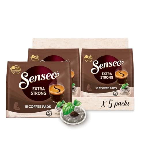 Senseo Extra Strong Dark Roast Coffee Pods, 16 Count (Pack