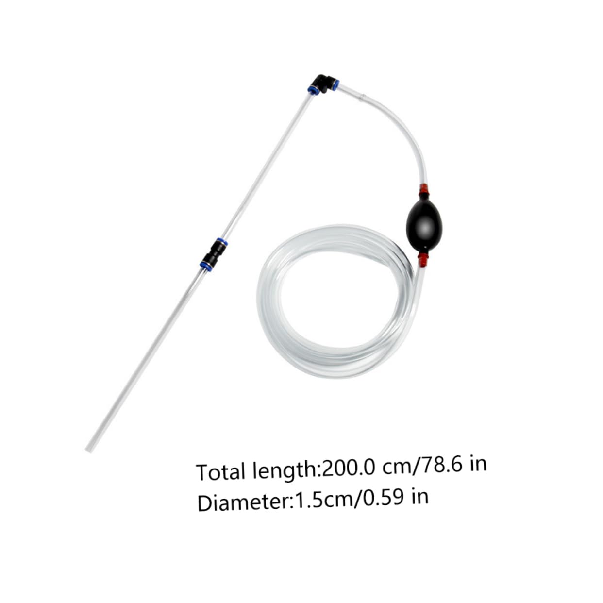 BCOATH 1Set Aquarium Water Changer and Cleaning Tool Siphon for Water Changing and Debris Removal Flexible Design Random Color for Fish Tank Maintenance