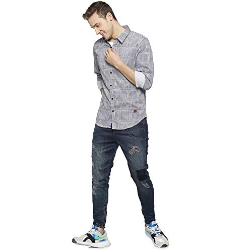 Image of CAHOOT Checkered Men's Full Sleeve Casual Shirt