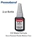 Permabond 737 (1oz Bottle) Instant Adhesive-Black Magic Gel-Toughened & Flexible Temp-Resistant-Gap Filling