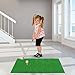Portable Golf Hitting Mat Swing Training Pad for Home Office Practice Mat Tee for Beginners and Advanced Players