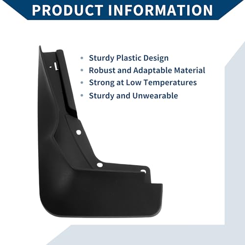 Image of Mud Flaps Splash Guards W /Mount Accessories for Mercedes-Benz GLS without Pedal 2019-2020 Front and Rear Mud Guards 1 Set