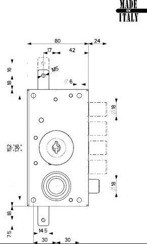 Mottura 0920200 - Cerradura