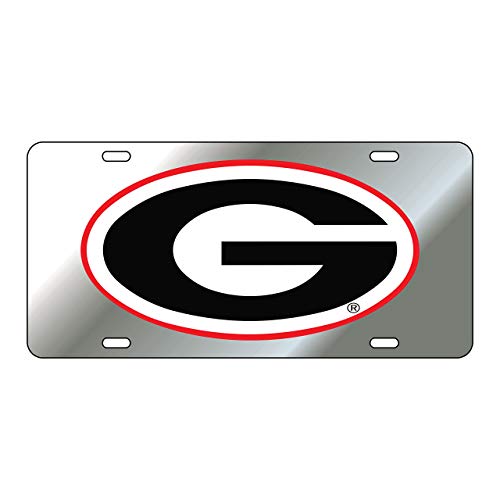 University of Georgia License Plates (04001) (04005) (04007) (04009) (04013) (04049) (04051) (04053) (Mirror Acrylic with Domed Logo (04354))