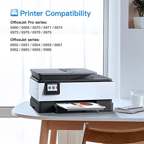 Lxtek Compatible Ink Cartridge Replacement For Hp 902Xl 902 Xl Ink Cartridge Compatible With Officejet 6978 6968 6962 6958 Printer (4 Pack) #TOP5