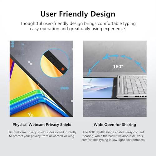 Image of ASUS Vivobook 15 Laptop Next-Gen AI, AMD Ryzen 7 170 (>Ryzen 7 7730U), 15.6 inch FHD, 32GB RAM, 1TB SSD, Windows11 Pro, Backlit & Numeric Keyboard, Physical Webcam Shield, Silver, Bundle with PCO Cooler