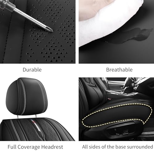 Housses de siège en cuir nappa pour Daewoo Elegance auto