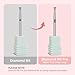 MelodySusie 6.7mm Inverted Tapered Cuticle Clean Nail Drill Bit 3/32'', Professional Safety Carbide Diamond Under Nail Cleaner for Cuticle Dead Skin Nail Prepare, Beginners Bits, Series Bit-S, Fine