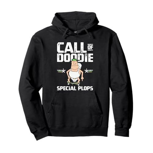 Call of Doodie Special Plops Funny Nerd Gamer Duty Player Pullover Hoodie