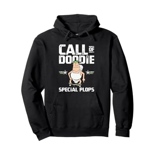 Call of Doodie Special Plops Funny Nerd Gamer Duty Player Pullover Hoodie