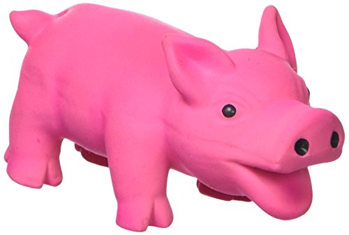 KRISLIN Little Pig Latex Toy, Pink