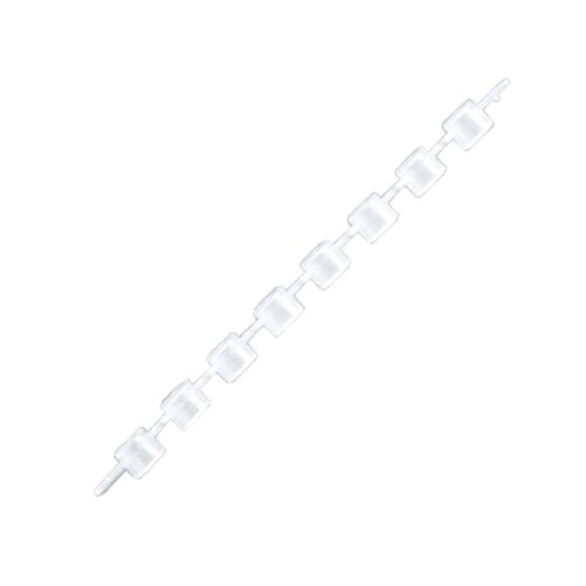 Axygen PCR-02CP-C Thin Wall 8-Strip PCR Tube Caps for 0.2mL PCR Tube Strips, Clear PP (1 Case: 8 Caps/Strip; 125 Strips/Unit; 10 Units/Case)