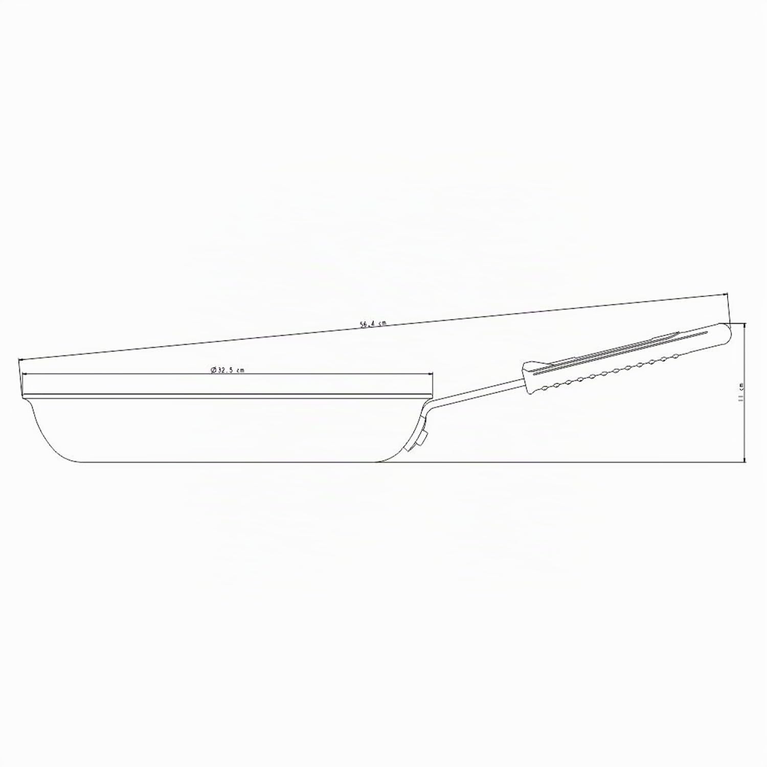 Tramontina Padella in Alluminio Antiaderente, Professional 30 cm, 3 L