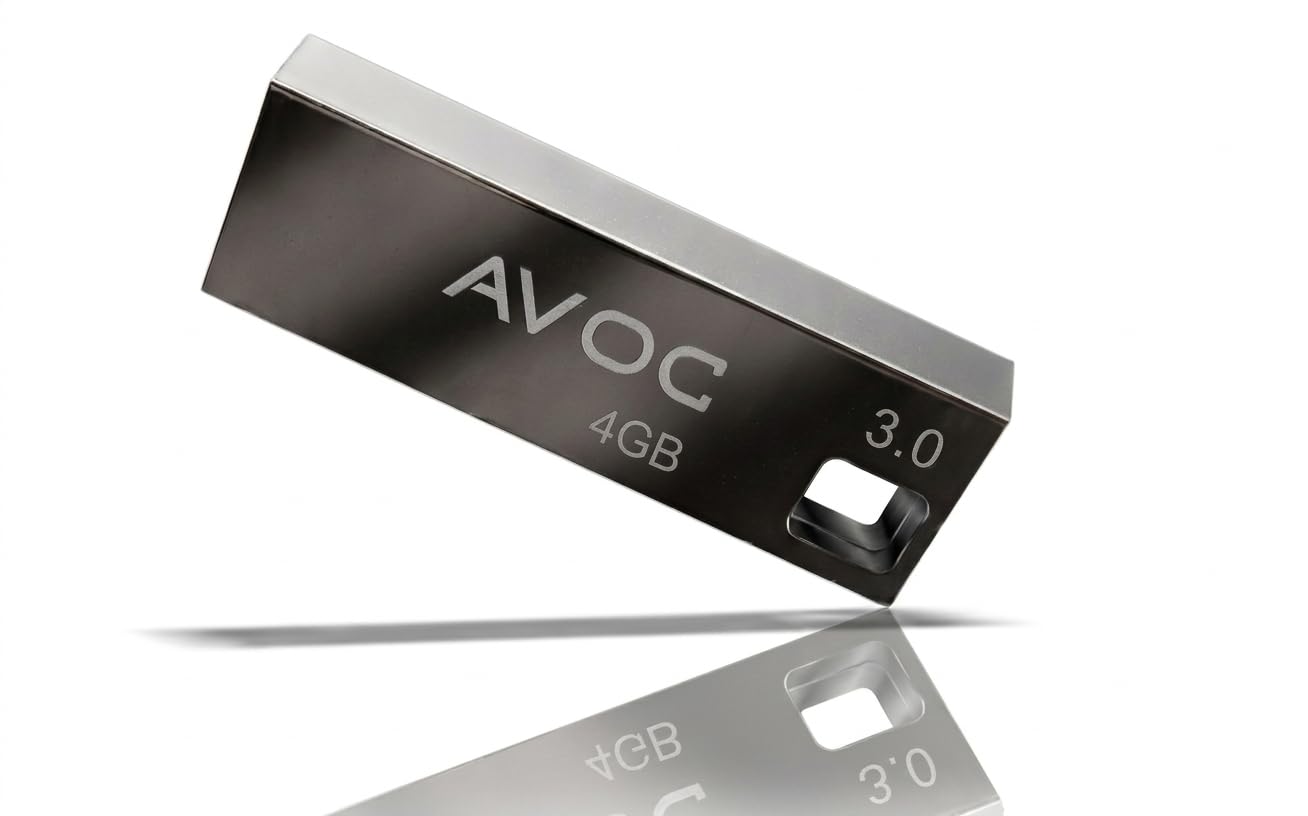 AVOC Flash F02 4GB USB 3.0 Pen Drive, High-Speed Metal USB Flash Drive, Durable Metal Body, Compatible with Laptop, Desktop, Audio Player, Plug & Play Data Storage-image-23