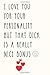I Love You For Your Personality But That Dick Is A Really Nice Bonus: Funny Naughty Gifts for Men: Lined Notebook, Rude Birthday Card Alternative, Husband, Boyfriend, Him, FiancÃÆÃÆÃâ ÃâÃÆÃâÃâÃÂ©, Men, Presents