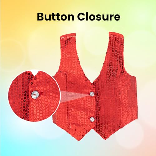 Chaleco Brillante de Lentejuelas para Niños miniatura 2