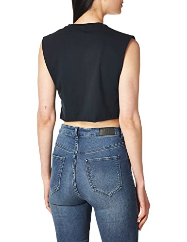 Goodie Two Sleeves David Bowie Distressed Logo Black Tank Shirt3