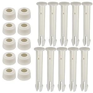 ZDNT 10 stuks plastic zwembad gezamenlijke pinnen set, plastic vervanging zwembad gezamenlijke pennen, voor frame…