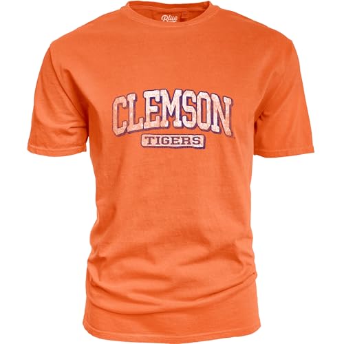 Clemson Tigers NCAA Officially Licensed T-Shirt Team Color Dyed Ringspun Vintage, X-Large by Blue 84 - Used condition - US$19.39